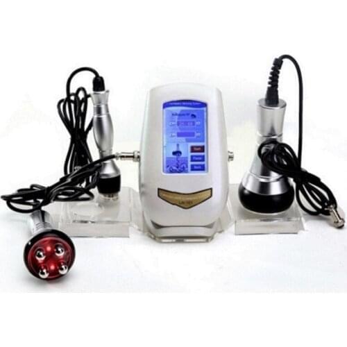 Face Lifting 3 in 1 EMS Infrared Ultrasonic Body Massager Device Ultrasound Slimming Fat Burner Cavitation Face Beauty Machine