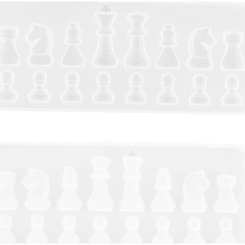 International Chess Shape cookies mold Multifunction Food Grade Portable Silicone Jewelry mold Making Pendant Decoration Mould