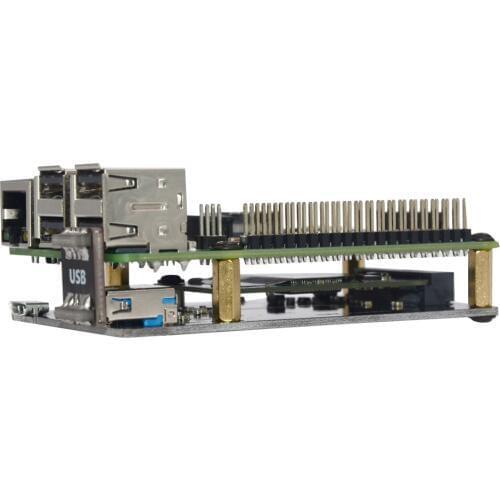 New Raspberry Pi 3 Model B+(Plus) / 3B mSATA SSD Storage Expansion Board X850 USB 3.0 Expansion Board Module for Raspberry Pi