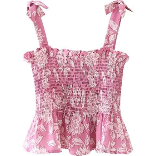 JC·KILIG 2021 Womens New Tie Belt Design and Color Elastic Suspenders Small Top Slim Show Short Style XZ21088