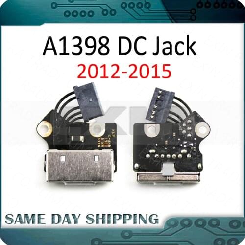 NEW for Macbook Pro 15.4" Retina A1398 DC Jack 820-3109-A DC-IN Power Jack Board Connector 2012 2013 2014 2015 Year