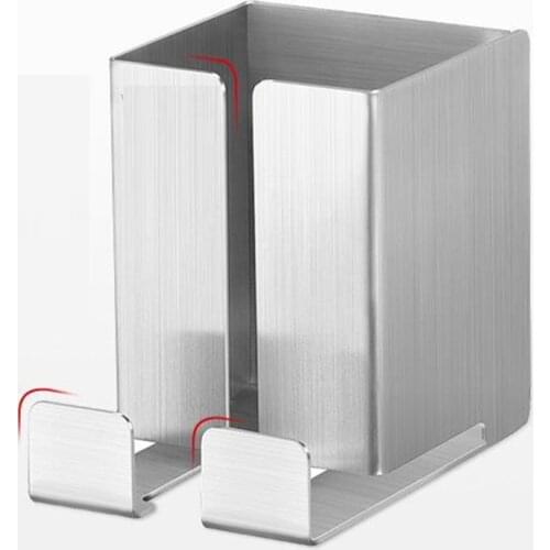 Updated Stainless Steel Self-adhesive Razor Holder Stand Shower Men Shaving Shaver Shelf Bathroom Wall Hooks Hanger