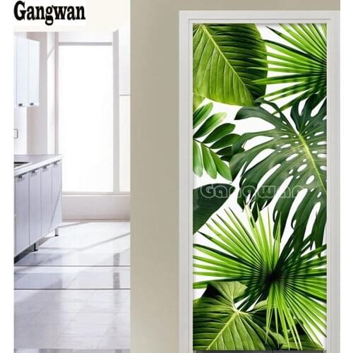 Full square drilling Diy 5d Diamond Painting green leaves Pattern Diamond Embroidery round Diamond set Plant large home decor