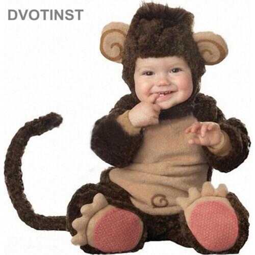 Dvotinst Baby Boys Girls Photography Props Infant Cute Animals Outfits Sets Cosplay Clothes Fotografia Studio Shoots Photo Props