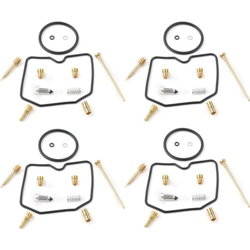 4 Sets Motorcycle Carburetor Carb Rebuild Repair Kits For Suzuki GSF600S Bandit 1996-2003 18-2639