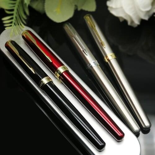 Roller ball pen metal material mens and womens style stationery signature roller pen office school supplier 0.5mm ink