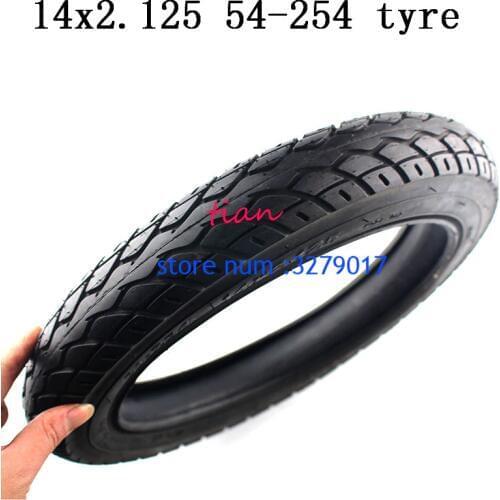 New 14x2.125 bike folging electric scooter tyre 14 x 2.125 tire for 14 inch E-bike wheel tyre Gas Electric Scooters