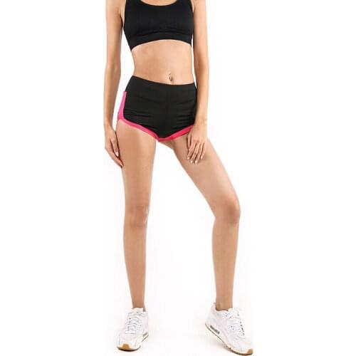 Soft Elastic Shorts Gym Fitness Summer Hit Color Women Shorts Push Hips Sexy Middle Waisted Gym Fitness Shorts