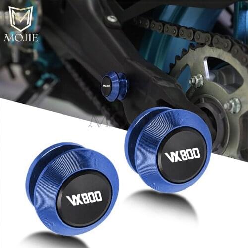 Motorcycle Swingarm Sliders Spools Swingarm Stand Screws Protector M8 For SUZUKI VX800 VX 800 1990 1992 1993 1994 1995 1996 1997