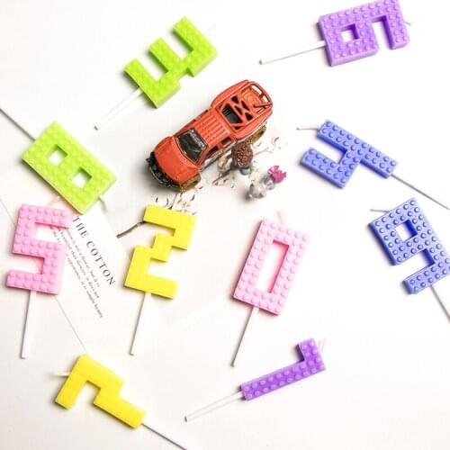 0-9 Birthday Candle Kids Birthday Numbers Candle Party Smoke-free Cake Candles for for Cake Party Supplies