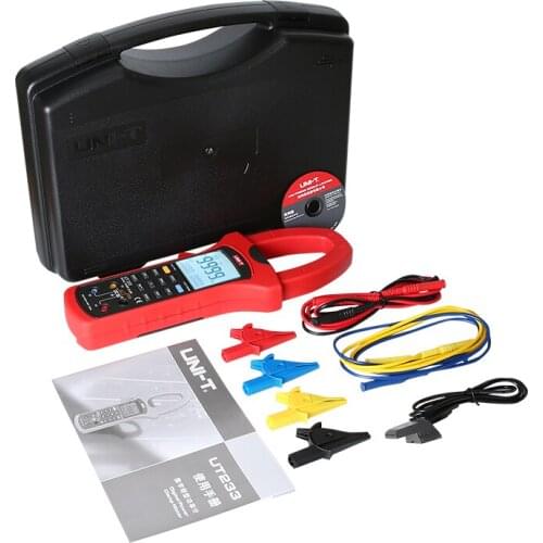 UNI-T UT233 Hand Held Digital Clamp Power Meter Clamp Meter Multimeter Phase Sequence Detection Voltage, Current, Power Test