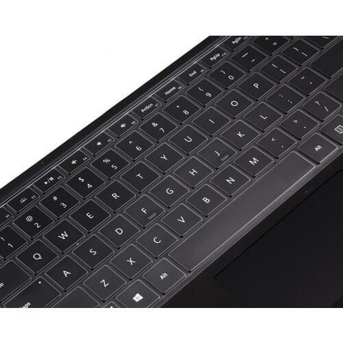 XSKN for Microsoft New Keyboard Surface Pro (2017 Released) Clear TPU Translucent Waterproof Keyboard Proector Sticker Film