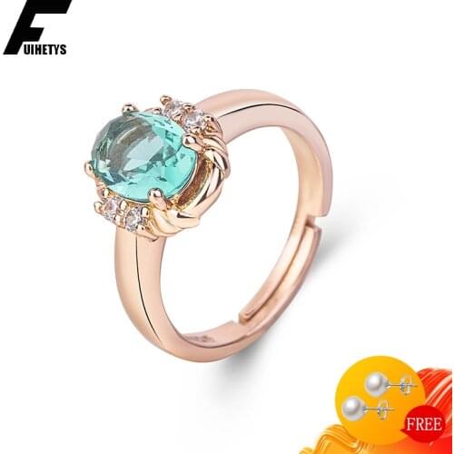 Retro Women Ring 925 Silver Jewelry Colorful Zircon Gemstone Open Finger Rings for Wedding Engagement Party Accessory Wholesale