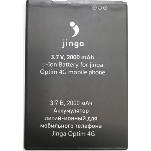 1PCS New 2000mAh Battery Replacement for Jinga Optim 4G mobile phone