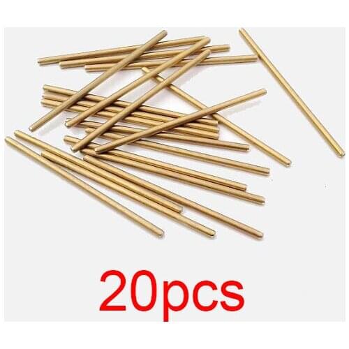 20 Pcs 2mm Brass Shaft Length 50mm Metal Drive Axle Short Shaft Linkage For DIY Toys RC Car/Airplane/Boat Models