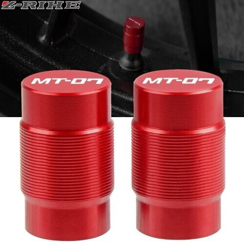 Motorcycle Accessories Wheel Tire Valve caps CNC Aluminum Airtight cover For YAMAHA MT-07 MT 07 FZ-07 FZ 07 2014-2017 2018 2019