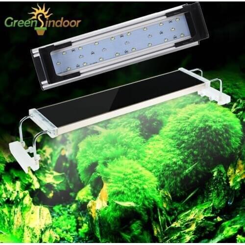 Aquarium Led Lighting 60cm Plant Fish Tank RGB Timer LED Grow Light Waterproof Indoor Plants Night Light Dimming Decoration Lamp