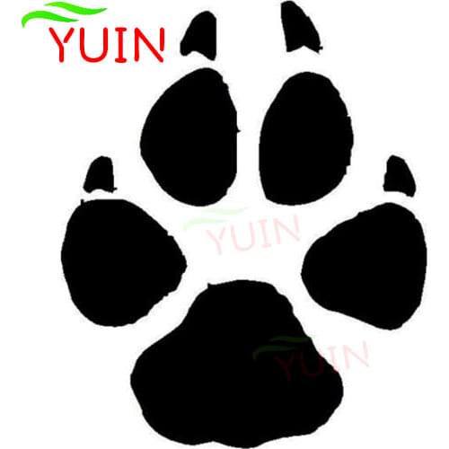 Pet Dog Cat Paw Print Car Sticker Body Decoration Cute Creative Cartoon Cars Supplies Fashion Cover Scratches Waterproof Decal