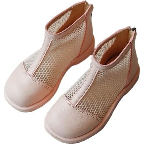 2021 New Martin Autumn Winter Leather Children Boots Fashion Toddler Girls Boots Warm Boots kids shoes