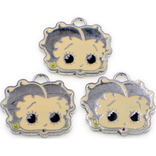 25mm 50pcs/lot DIY Enamel Hang Pendants Dangle Charms Hang Charms Fit Diy Necklace Key Ring Bracele Phone Strip