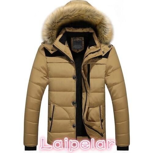 FIT -25 'C Brand Winter Jacket Men New Parka Coat Men Down Keep warm Fashion M-4XL 5XL 6XL Laipelar