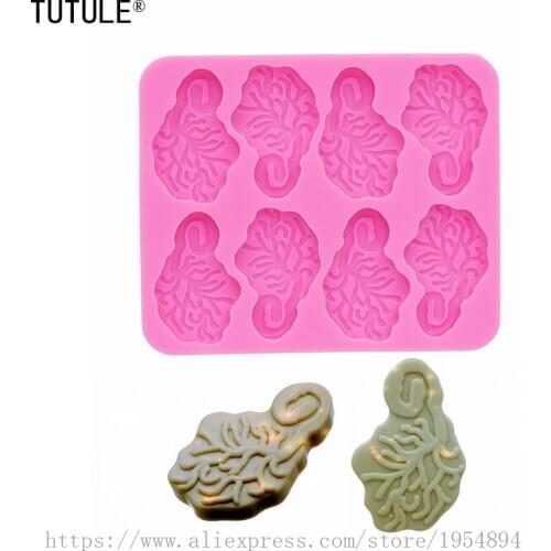 Gadgets,Placenta silicone mold Fondant Cake Decorating Tools Soap Mold Cake Chocolate Moulds Polymer Clay Silicone mold