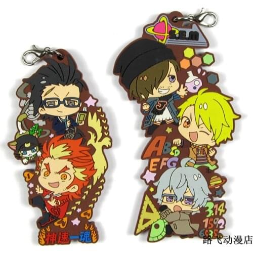 The idolm ster cinderella Original Japanese anime figure rubber Silicone mobile phone charms/key chain/strap