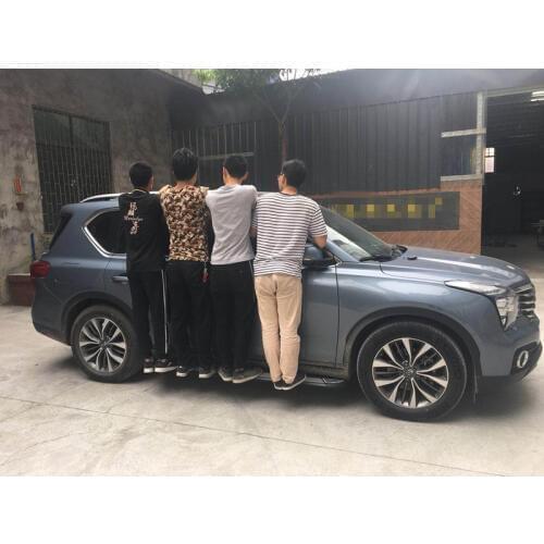 Maremlyn Alumiun Alloy Black Side Pedal Fit For Cherokee Blue Running Board 2014 2015 2016 2017 New Foot Pedal Side Step