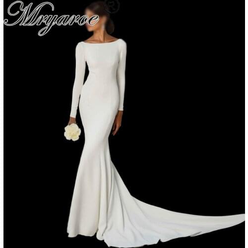 Mryarce Long Wedding Dresses