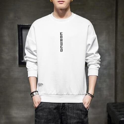 O-Neck Pullover Mens Spring and Autumn 2021 New Casual All-Match Classic Long-Sleeved Mens Base Shirt Youth Fashion Vitality