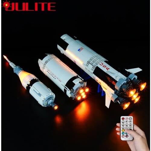 Led Light For 21309 Creative The Apollo Saturn V Launch Vehicle Building Blocks Compatible 16032