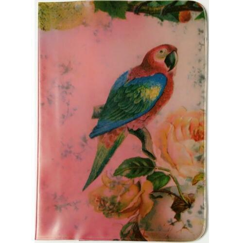 New Vintage The parrot Passport Holder,Thin PVC Leather Travel Passport Cover ID Card Credit Card Holder SIZE:10*14CM