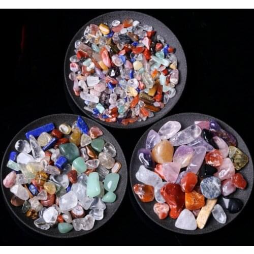 50g 3 Sizes Natural Mixed Quartz Crystal Stone Rock Gravel Specimen Tank Decor Natural stones and minerals