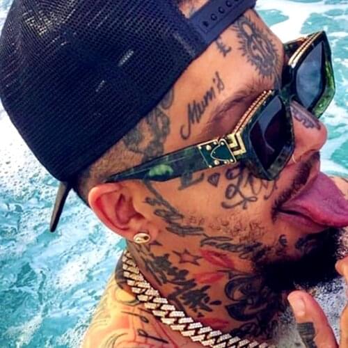 ONEVAN Vintage Men Sunglasses Square Brand Designer Eyeglasses Men/Women 2021 Luxury Mirror Retro High Quality Female Oculos