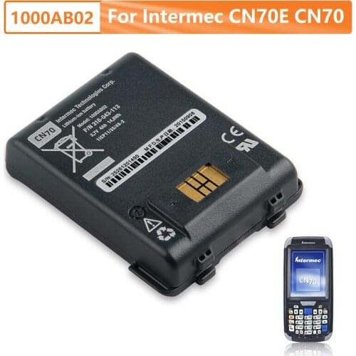 Original Replacement Battery 1000AB02 For Intermec Honeywell CN70E CN70 318-043-033 Authenic Rechargeable Battery 4000mAh