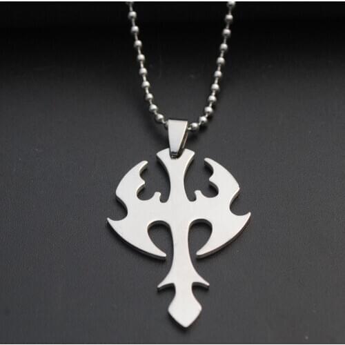 5 Stainless steel arrow dart ax charm pendant necklace weapon sea god trident lucky super hero sword dart necklace jewelry
