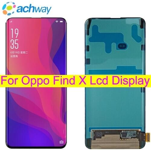 Test Working Original LCD OPPO Find X LCD Screen Display with Touch Panel Digitizer Assembly Repalcement Parts Oppo Find X LCD