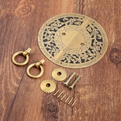 1pc 11cm Cabinet Drawer Handle Bronze Door Handle Chest Dresser Vintage Furniture Drawer Pull Knob