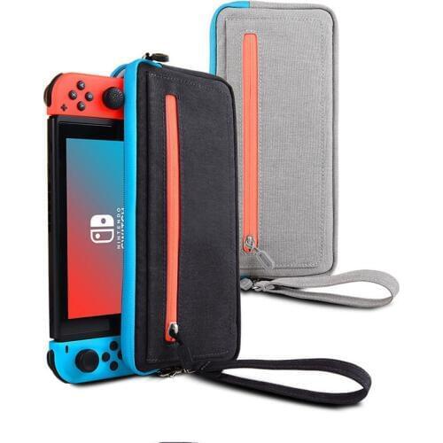 New NS Nintend Switch Storage Bag Slim Carrying Case Protective for Nintendo Switch Console Joy-Con Game Accessories Handbag
