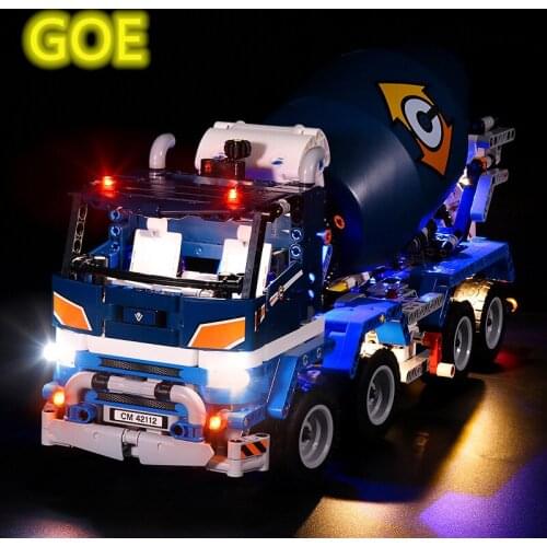 Led Light Kit For Lego 42112 Compatible With Concrete Mixer Truck (Only LED Light Included)