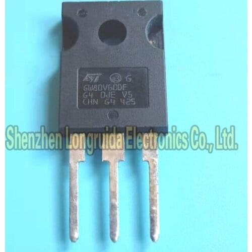 10PCS GW80V60DF STGW80V60DF TO-247 IGBT TRANSISTOR 80A 600V