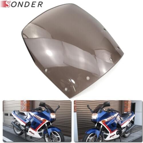 Smoke Windshield WindScreen Screen For Kawasaki Ninja 250 250R EX250 GPX R GPX250R F 1988-2007 06 05 04 03 02 01 99 98 97 96 95