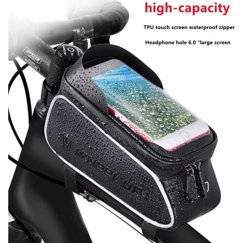 Waterproof Bicycle Charter Front Package Mountain Bike Front Beam Package Upper Pipe Package Anti Splashing Water Package Riding