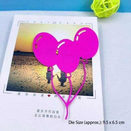 Balloon Knife Mold Metal Cut Die Scrapbooking Album Paper Cards Making Decorative Crafts Embossing Etched Stencil Dies DIY