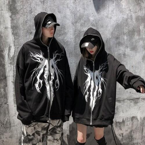 2021 New Winter Korea Fashion Y2k Hoodie Harajuku Aesthetic Hoodies Women Coat Gothic Comfortable Zipper Sweatshirt Sudaderas