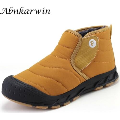 Winter Ankle Snow Boots Men Kids Women Shoes Warm Plush Fur Plus Size Slip On Unisex Girl Boy Solid Color 2021 Casual