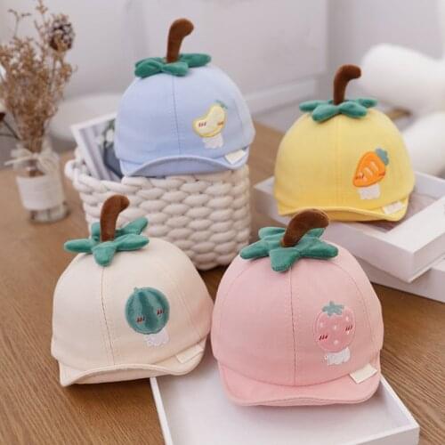 1pcs Cute Letter Printing Baby Hat Soft Cotton Kids Boy Adjustable Baseball Caps Boys Girls Hats Children Hip-Hop Sun Hat