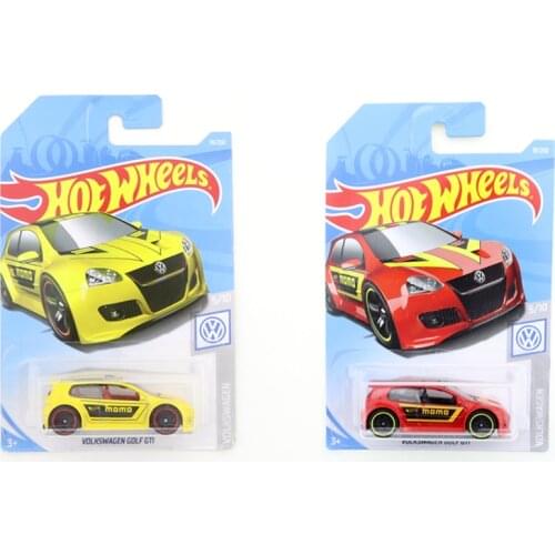 2019-19 VOLKSWAGEN GOLF GTI Original Hot Wheels Mini Alloy Coupe 1/64 Metal Diecast Model Car Kids Toys Gift