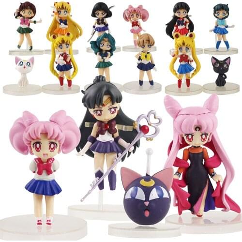 3-4-5-6-7 pcs/set Anime PVC Action Figure Model Toys Gifts