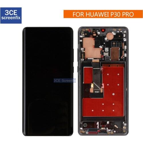 5PcsOriginal LCD Display with frame for Huawei P30 Pro LCD Touch Screen Digitizer Assembly VOG-L29 VOG-L09 VOG-L04